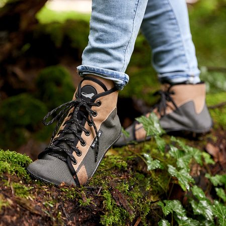 LEGUANO JASPAR Forester | Kotníkové barefoot boty 2