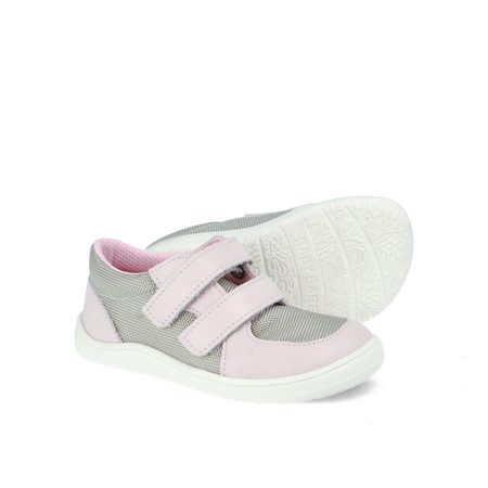 BABY BARE FEBO SNEAKERS Grey Pink | Dětské barefoot tenisky