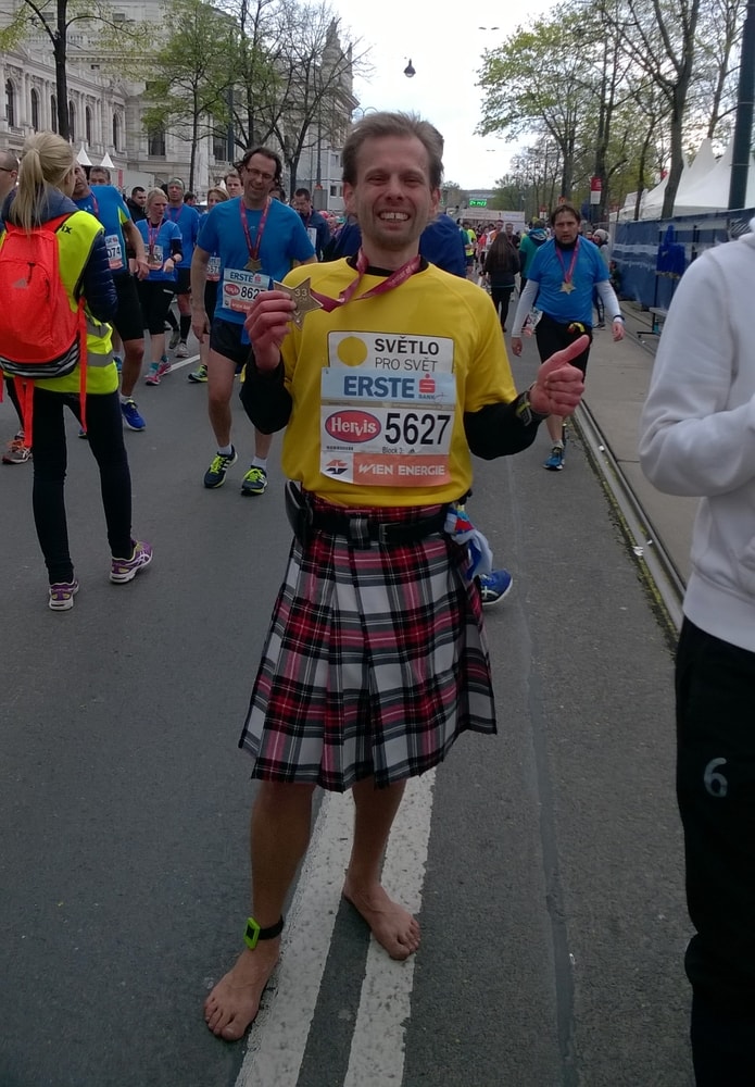 Vienna City Marathon naboso