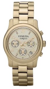 Luxusní hodinky VENEZIA v moderním stylu - gold