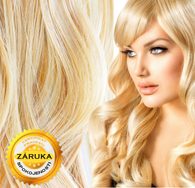 100% Středoevropské vlasy VIRGIN - blond 20 - 70cm