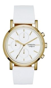 Dámské hodinky v antickém stylu VENEZIA kolekce SIMPLE SOHO - white/gold