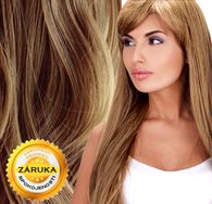 100% Středoevropské vlasy VIRGIN pro metodu MICRO RING, světle hnědé 20 - 70 cm