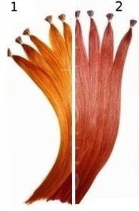 .KERATIN- 100% Lidské vlasy REMY k prodloužení nebo promelírování - výběr ze 2 odstínů