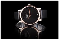 Luxusní elegantní hodinky VENEZIA Elegance - black/gold