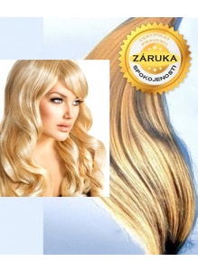 100% Středoevropské vlasy VIRGIN pro metodu MICRO RING, blond 20 - 70 cm