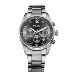 Luxusní pánské hodinky MEGIR 2010G - silver/black