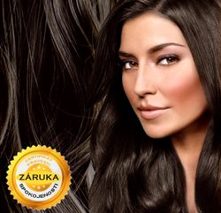 100% Středoevropské vlasy VIRGIN pro metodu MICRO RING, tmavě hnědé 20 - 70 cm