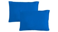 Povlak na polštář italské výroby 100% bavlna - 2 ks stř.modrá