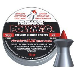 Predator PolyMag 5,5mm airgun pellets, 200pcs