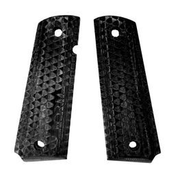 FORM 1911 grips, black laminate, Form triangle grip texturing