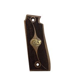 KSD Colt Mustang Plus II gungrips walnut with bronze logo