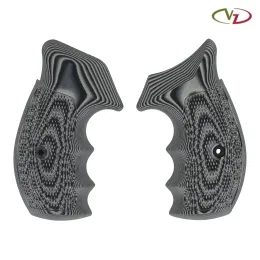 Střenky VZ Grips Smith & Wesson K/L rám round butt Tactical Diamond - Black Gray