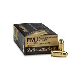 Pistolový náboj Sellier&Bellot 9 mm Browning 50ks