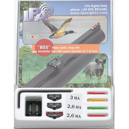 Světlovodná mířidla LPA BSS pro brokovnici s šířkou lišty 6 - 8mm
