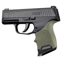 Střenky Hogue HandAll Sig Sauer P365 a Ruger LCP MAX OD Green