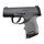 Střenky Hogue HandAll Sig Sauer P365 a Ruger LCP MAX slate gray