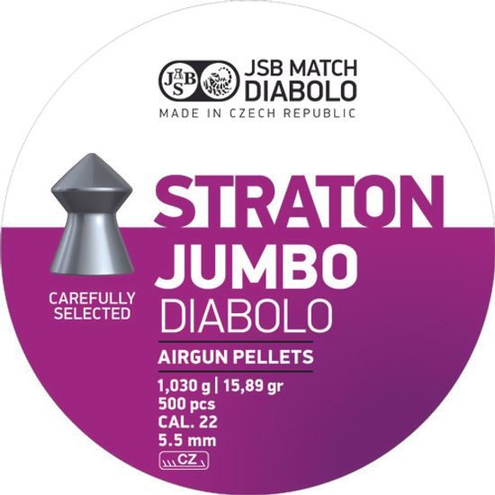 JSB Jumbo Straton 5,50mm airgun pellets, 500pcs