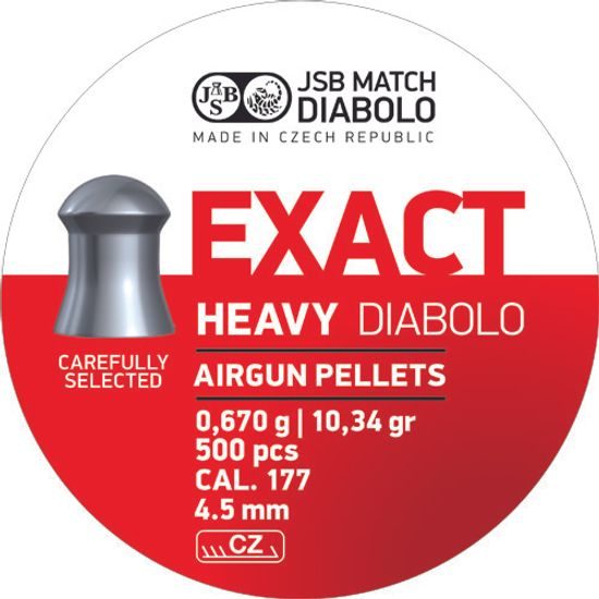 Diabolky JSB Exact Heavy 4,52mm 500ks