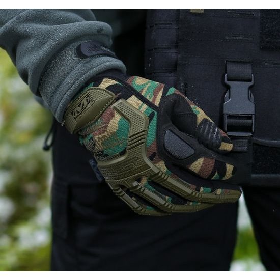 Taktické rukavice Mechanix Wear M-Pact Woodland L