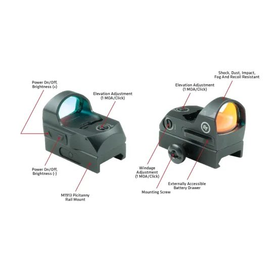 Crimson Trace CTS-1300 Collimator Sight For Rifles And Shotguns