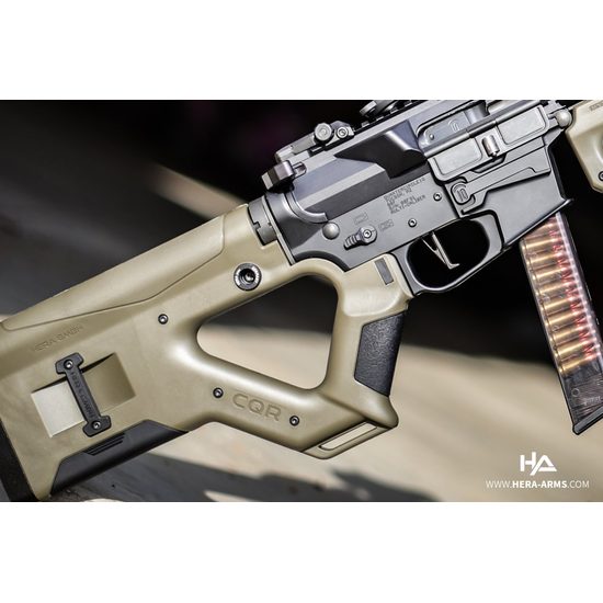 Pažba Hera Arms CQR AR-15 Mil-Spec OD Green