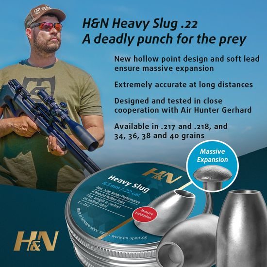 Diabolky H&N Slug HP Heavy 5,54mm 2,59g 120ks