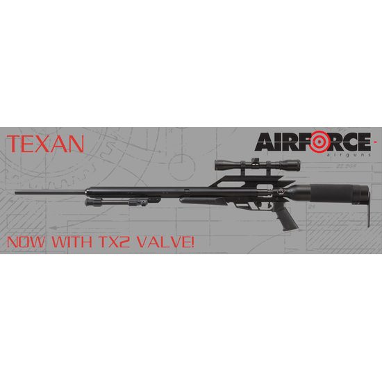 Vzduchovka AirForce Airguns Texan karbonová kartuše