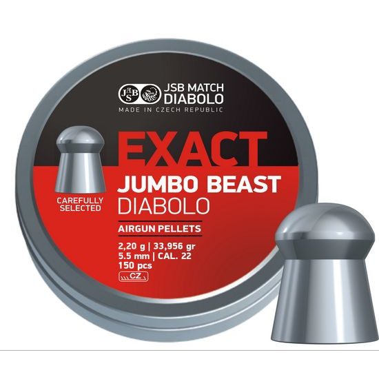 Diabolky JSB Exact Beast 5,52mm 150ks