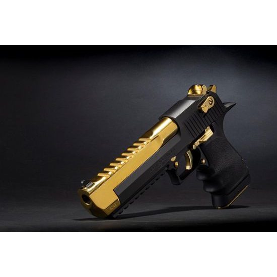 Magnum Research Desert Eagle XIX 6" Black and Gold .44 Magnum