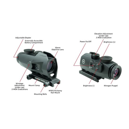 Crimson Trace CTS-1100 Collimator for Long Guns