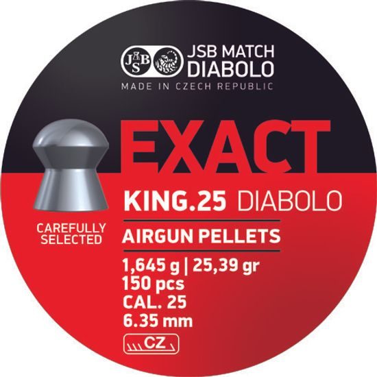 Diabolky JSB Exact King 6,35mm 150ks