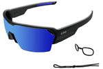 Brýle Ocean Sunglasses RACE (Black Shiny / Blue)