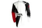 pánský dres dlouhý rukáv O'NEAL ELEMENT RACEWEAR černá/bílá/červená