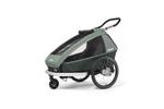 Odpružený vozík za kolo CROOZER KID FOR 1 PLUS Vaaya JUNGLE GREEN 2020 2v1