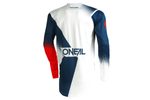 pánský dres dlouhý rukáv O'NEAL ELEMENT RACEWEAR modrá/bílá/červená