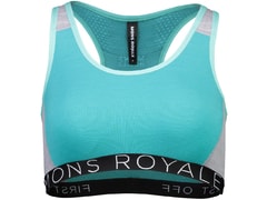 Podprsenka Mons Royale merino SIERRA SPORTS BRA tropicana / grey marl - Podprsenka Mons Royale merino SIERRA SPORTS BRA tropicana / grey marl