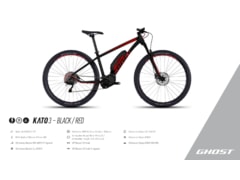 Pánské horské elektrokolo Ghost HybRide Kato 3 29" 2018 - Pánské horské elektrokolo Ghost HybRide Kato 3 29" 2018