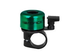 Zvonek FORCE MINI Fe/plast 22,2mm paličkový, zelený - Zvonek FORCE MINI Fe/plast 22,2mm paličkový, zelený