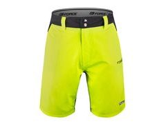 Pánské kraťasy do pasu s odnímatelnou vložkou FORCE BLADE MTB, černo-fluo - Pánské kraťasy do pasu s odnímatelnou vložkou FORCE BLADE MTB, černo-fluo