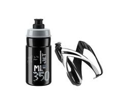 ELITE KIT CEO 24´ košík černý lesklý + láhev JET černá/šedá, 350 ml - ELITE KIT CEO 24´ košík černý lesklý + láhev JET černá/šedá, 350 ml