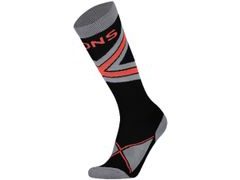 Ponožky Mons Royale merino LIFT ACCESS SOCK black / neon - Ponožky Mons Royale merino LIFT ACCESS SOCK black / neon
