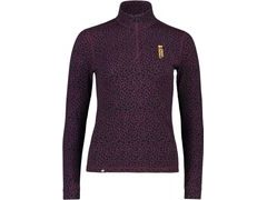 Dámské triko funkční Mons Royale merino CASCADE MERINO FLEX 200 1/4 ZIP WMNS winter leopard - Dámské triko funkční Mons Royale merino CASCADE MERINO FLEX 200 1/4 ZIP WMNS winter leopard