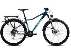 Dámské horské kolo Ghost Lanao EQ 27,5" - Pearl Poseidon Blue / Light Green Matt - Dámské horské kolo Ghost Lanao EQ 27,5" - Pearl Poseidon Blue / Light Green Matt