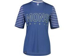 Triko Mons Royale merino PHOENIX ENDURO VT ink stripe - Triko Mons Royale merino PHOENIX ENDURO VT ink stripe