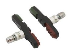 Brzdové špalky Force jednorázové, zeleno-černo-hnědé 70mm - Brzdové špalky Force jednorázové, zeleno-černo-hnědé 70mm