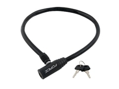 Zámek Force ECO klíčkový bez držáku 70cm/8mm, černý - Zámek Force ECO klíčkový bez držáku 70cm/8mm, černý