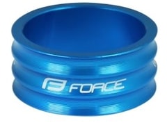Podložka Force 1 1/8" AHEAD 15 mm Al, modrá - Podložka Force 1 1/8" AHEAD 15 mm Al, modrá