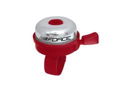 Zvonek FORCE KLASIK Fe/plast 22,2mm, červený - Zvonek FORCE KLASIK Fe/plast 22,2mm, červený