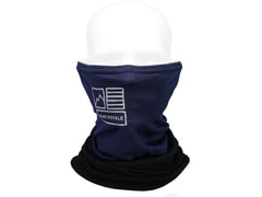 Nákrčník Mons Royale merino FIFTY-FIFTY MESH NECKWARMER GEO black / navy - Nákrčník Mons Royale merino FIFTY-FIFTY MESH NECKWARMER GEO black / navy